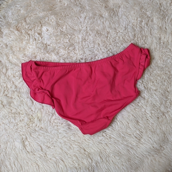 Red Frilly Bikini Bottom - Picture 2 of 2